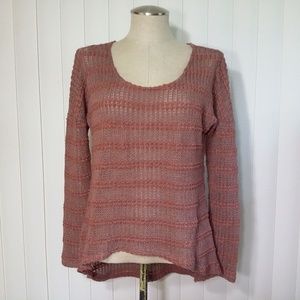 Irene's Story red/brown Blouse Shirt Long Sleeve M